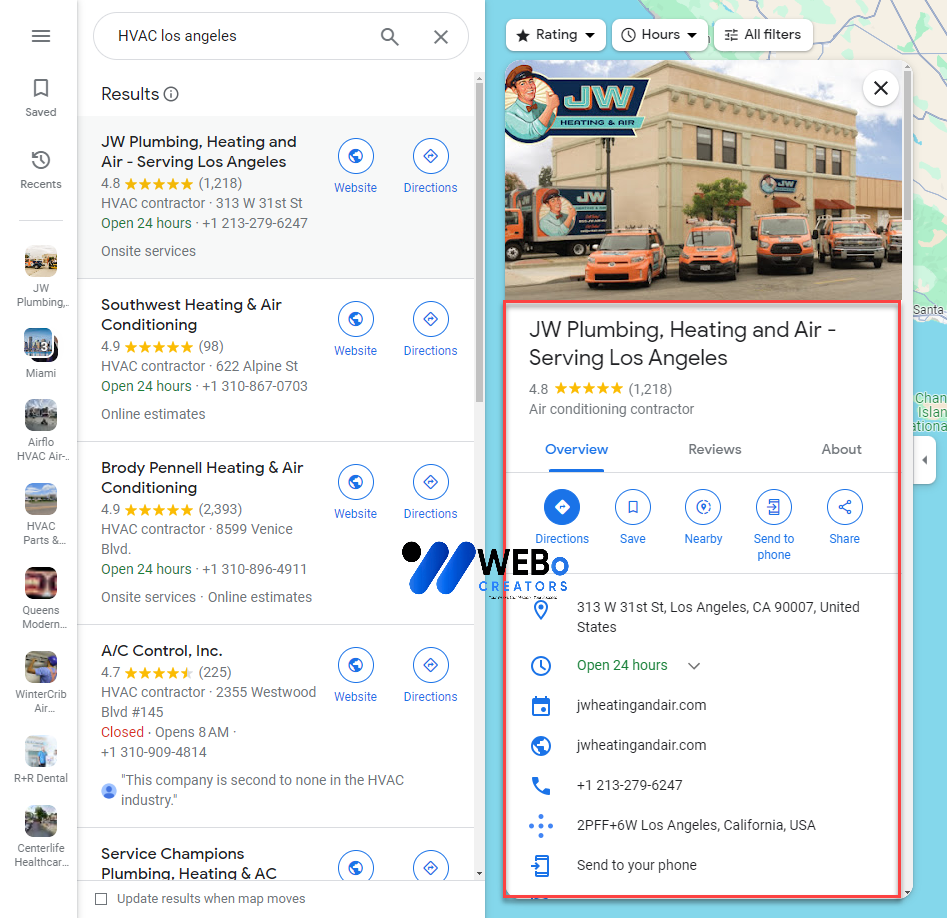 Yelp map listing services in Honolulu ,Hawaii for local business visibility and customer discovery